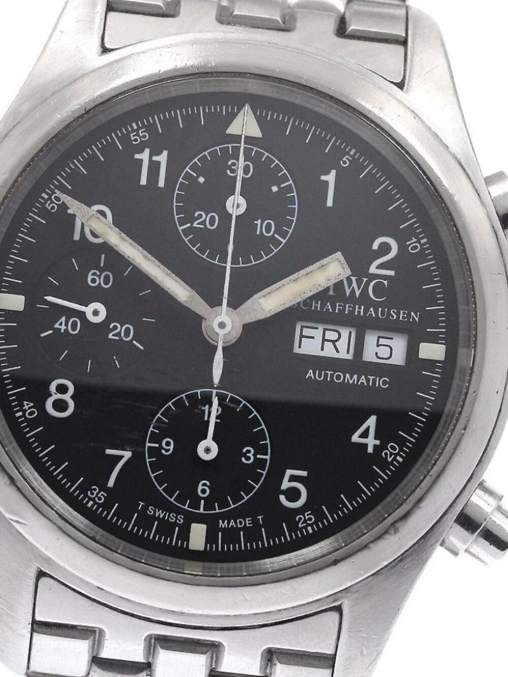 IWC SCHAFFHAUSEN Pilot Freeger IW370607 Chronograph Automatic Men's Watch_949574
